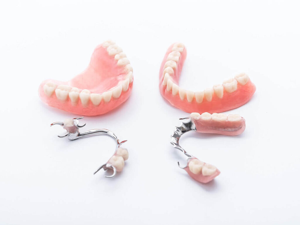 different types of dentures